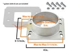 Porsche MAF Intake Adapter With Red Performance Filter 911/C2/964 (84 to 94) BAP-911-964-01-KIT