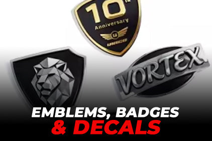 Emblems, Badges & Decals
