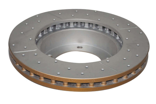 DBA 98-05 Lexus LX470 / 98+ Toyota LandRunner 100 Series Front Drilled & Slotted Street Series Rotor