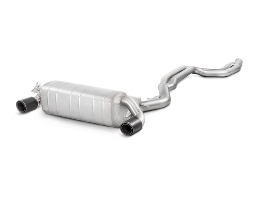 Akrapovic 16-17 BMW M240i (F22 F23) Evolution Line Cat Back (SS) w/ Carbon Tips (Req. Link Pipe) - Burkken Auto Parts