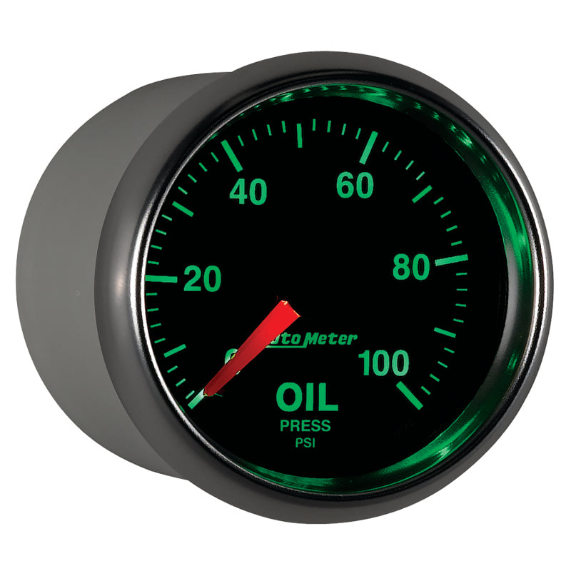 Autometer GS 52mm 0-100 PSI Mechanical Oil Pressure Gauge - Burkken Auto Parts