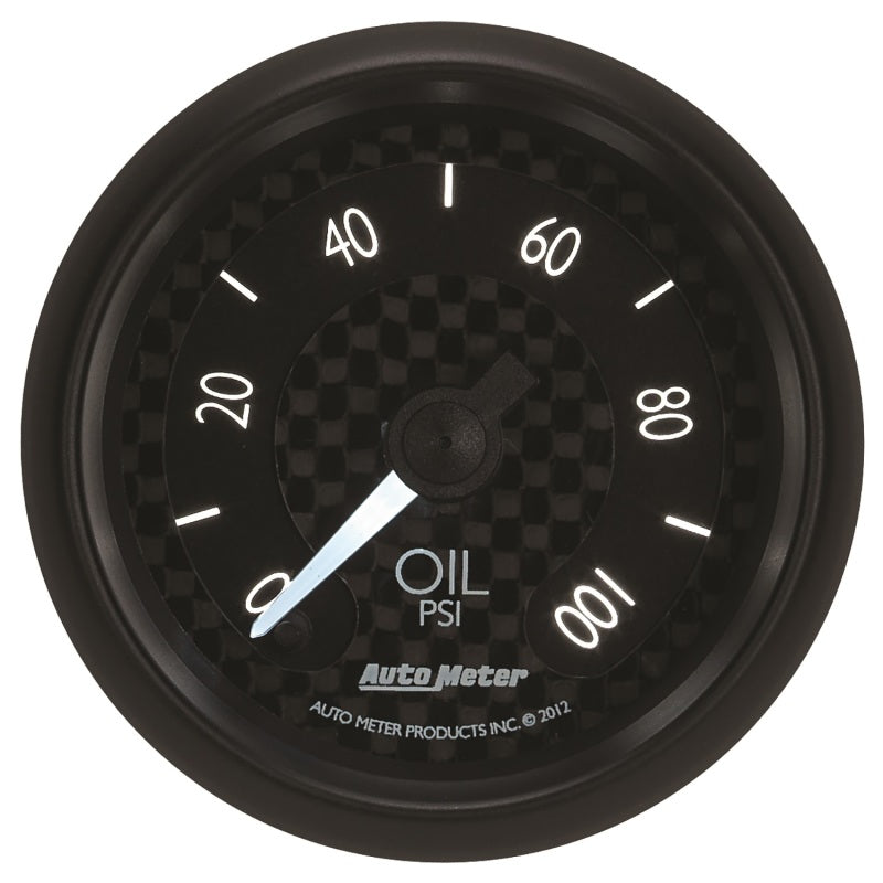 Autometer GT Series 52mm Full Sweep Electronic 0-100 PSI Oil Pressure Gauge - Burkken Auto Parts