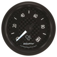Autometer GT Series 52mm Full Sweep Electronic 0-100 PSI Oil Pressure Gauge - Burkken Auto Parts