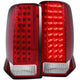 ANZO 2002-2006 Cadillac Escalade LED Taillights Red/Clear - Burkken Auto Parts