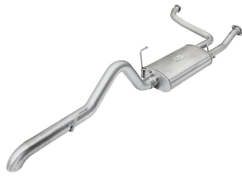 aFe MACHForce XP Exhaust Cat-Back 2.5/3in SS-409 w/ Hi-Tuck Tip 05-15 Nissan Xterra V6 4.0L - Burkken Auto Parts