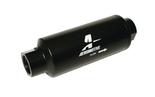 Aeromotive Marine AN-12 Fuel Filter - 100 Micron - SS Element - Burkken Auto Parts