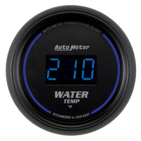 Autometer Cobalt Digital 52.4mm Black 0-300 deg F Water Temperature Gauge - Burkken Auto Parts
