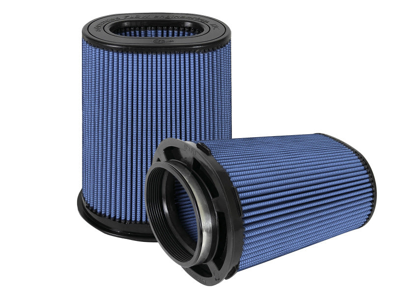 aFe Magnum FLOW Pro 5R Air Filter (Pair) (6x4)in F x (8-1/4x6-1/4)in B x (7-1/4x5)in T x 10in H - Burkken Auto Parts