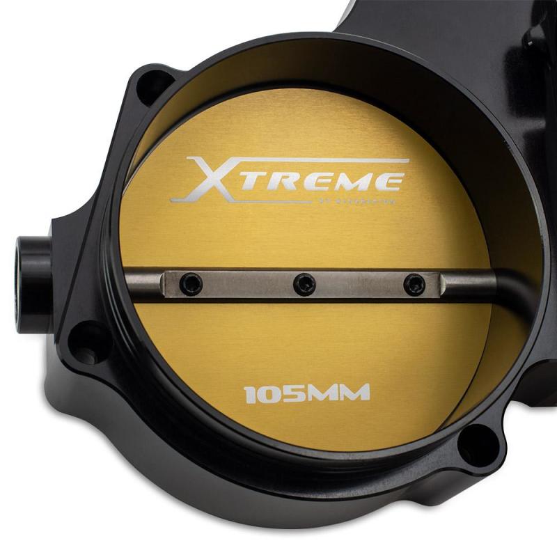 BLOX Racing 2015+ Dodge Hellcat / Jeep Trackhawk 6.2L 105mm Electronic Billet Throttle Body - Black - Burkken Auto Parts