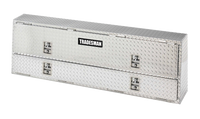 Tradesman Aluminum Professional Rail Top Mount L-Wing Box (72in.) - Brite - Burkken Auto Parts