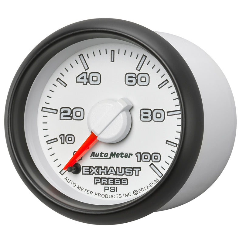 Autometer Factory Match Exhaust Pressure Gauge 2-1/16in 0-100 PSI FSE Dodge - Burkken Auto Parts