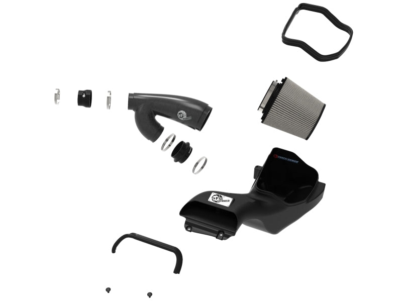 aFe 17-20 Ford F-150/Raptor Track Series Carbon Fiber Cold Air Intake System With Pro DRY S Filters - Burkken Auto Parts