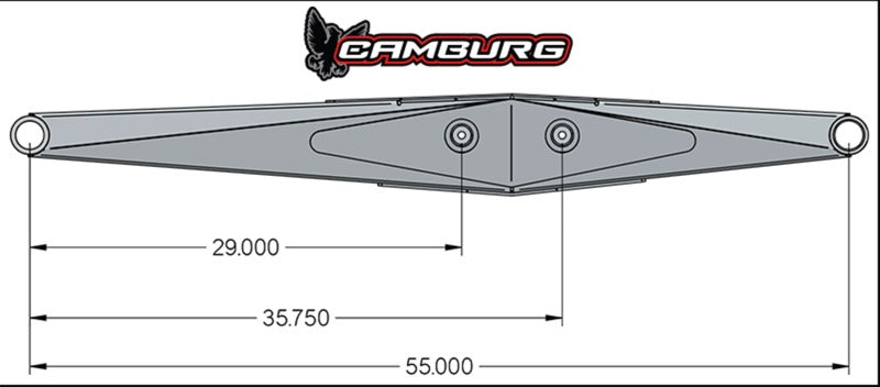 Camburg Race Series 55in. Lower Links (pair) - Burkken Auto Parts