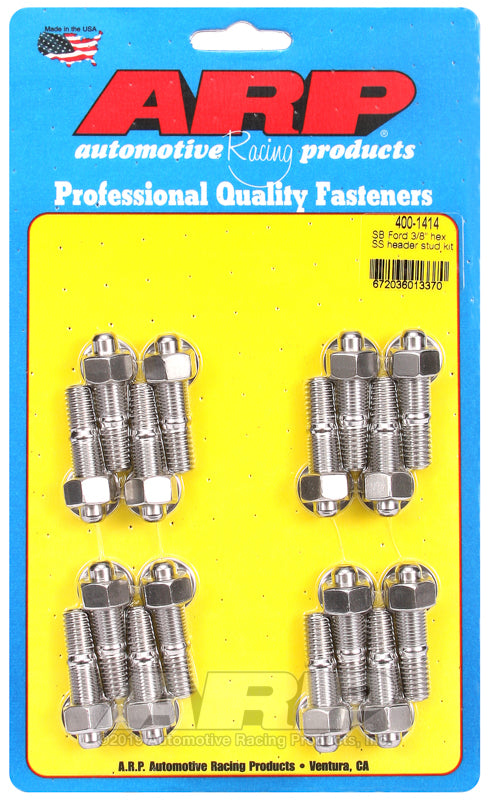 ARP SB Ford 3/8 Hex SS Header Stud Kit - Burkken Auto Parts
