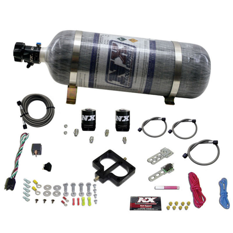Nitrous Express Dodge TBI (Magnum) Nitrous Plate Kit (Magnum Engine) w/Composite Bottle - Burkken Auto Parts