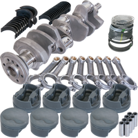 Eagle Chevy 400 3.750in Crank 6.000in I-Beam Rods -5cc Flat Top 4.165in Pistons Rotating Assembly - Burkken Auto Parts
