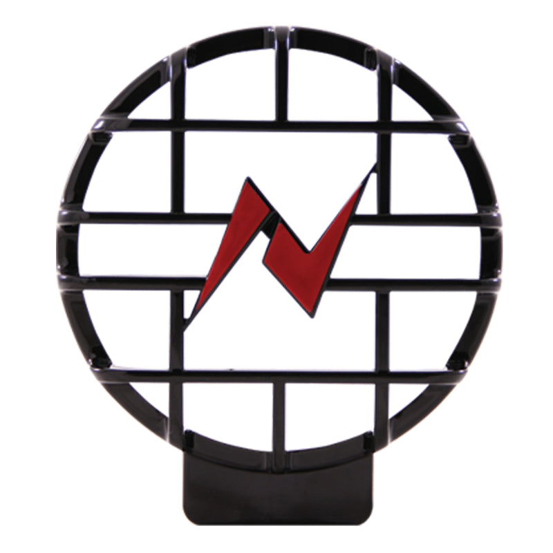 ANZO Protective Lens Universal 6in HID Black Protective Lens w/ ANZO USA Logo (Pair) - Burkken Auto Parts