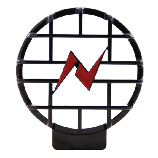 ANZO Protective Lens Universal 6in HID Black Protective Lens w/ ANZO USA Logo (Pair) - Burkken Auto Parts