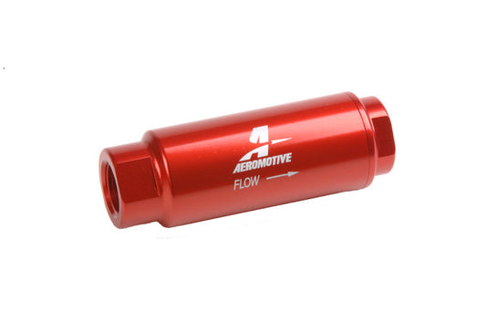 Aeromotive SS Series In-Line Fuel Filter - 3/8in NPT - 40 Micron Fabric Element - Burkken Auto Parts