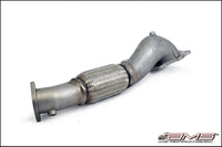 AMS Performance 08-15 Mitsubishi EVO X Widemouth Downpipe w/Turbo Outlet Pipe - Burkken Auto Parts