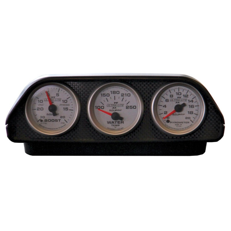 Autometer Triple 52mm Universal Fit Dash Top Pod - Burkken Auto Parts