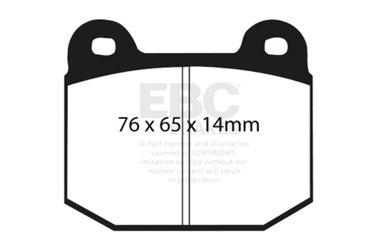 EBC 03-04 Infiniti G35 3.5 (Manual) (Brembo) Greenstuff Rear Brake Pads - Burkken Auto Parts