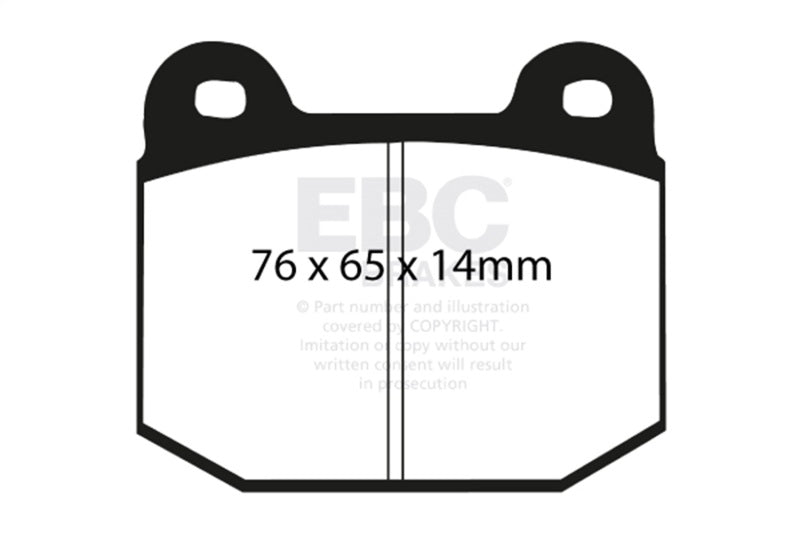 EBC 03-04 Infiniti G35 3.5 (Manual) (Brembo) Redstuff Rear Brake Pads - Burkken Auto Parts