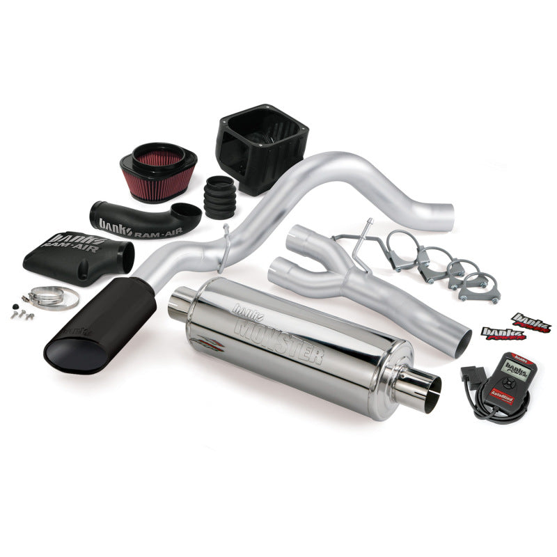 Banks Power 03-06 Chevy 4.8-5.3L EC/CCSB Stinger System - SS Single Exhaust w/ Black Tip - Burkken Auto Parts