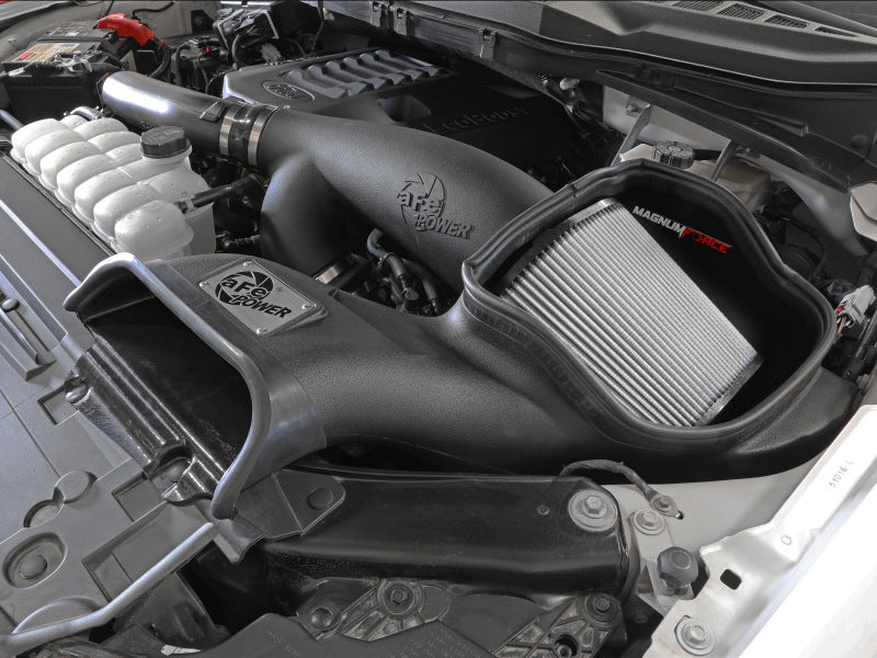 aFe MagnumFORCE Intake Stage-2 Pro DRY S 2021 Ford F-150 V6-3.5L (tt) - Burkken Auto Parts
