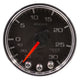 Autometer Spek-Pro Gauge Vac/Boost 2 1/16in 30Inhg-30psi Stepper Motor W/Peak & Warn Black/Chrome - Burkken Auto Parts