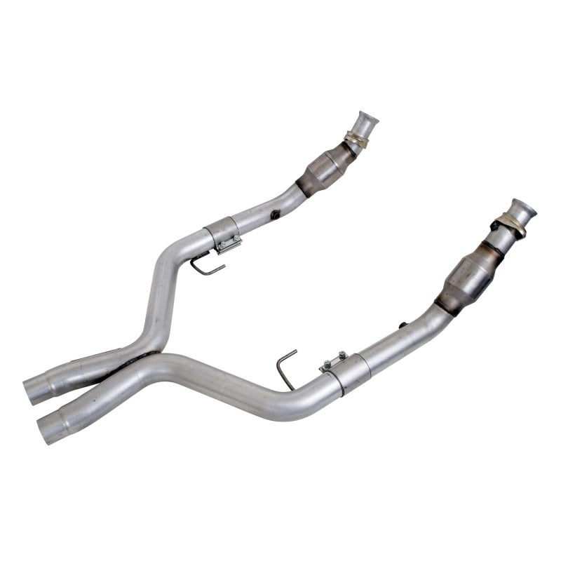 BBK 05-10 Mustang 4.6 GT High Flow X Pipe With Catalytic Converters - 2-3/4 - Burkken Auto Parts