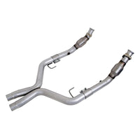 BBK 05-10 Mustang 4.6 GT High Flow X Pipe With Catalytic Converters - 2-3/4 - Burkken Auto Parts