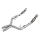BBK 05-10 Mustang 4.6 GT High Flow X Pipe With Catalytic Converters - 2-3/4 - Burkken Auto Parts