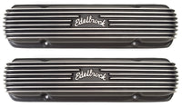 Edelbrock Valve Cover Classic Series Pontiac 1962-1979 301-455 CI V8 Black - Burkken Auto Parts