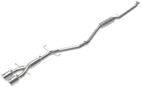 aFe Takeda 2.5in 304SS Cat-Back Exhaust System w/ Polished Tips 17-20 Honda Civic Si Sedan I4 1.5L - Burkken Auto Parts