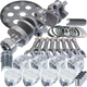 Eagle Chevy 350 1Pc 3.750in Crank 5.700in I-Beam Rods -10cc 4.040in Pistons Balanced Assembly - Burkken Auto Parts