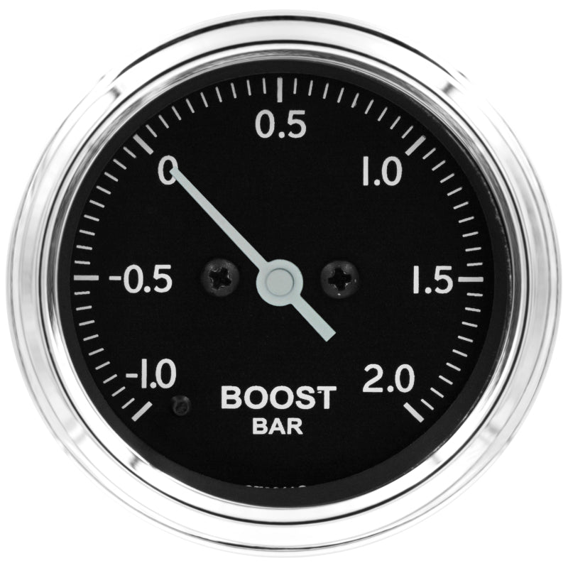 Autometer Stack 52mm -1 to +2 Bar (Incl T-Fitting) Pro Stepper Motor Boost Pressure Gauge - Classic - Burkken Auto Parts
