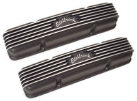 Edelbrock Valve Cover Classic Series Chevrolet 1959-1986 262-400 CI V8 Black - Burkken Auto Parts