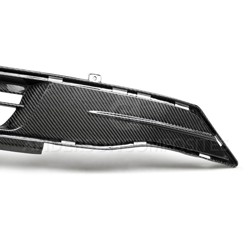 Anderson Composites 2018 Ford Mustang Carbon Fiber Lower Grille - Burkken Auto Parts