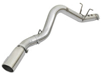 aFe ATLAS 5in DPF-Back Aluminized Steel Exhaust System w/Polished Tips 2017 GM Duramax 6.6L (td) L5P - Burkken Auto Parts