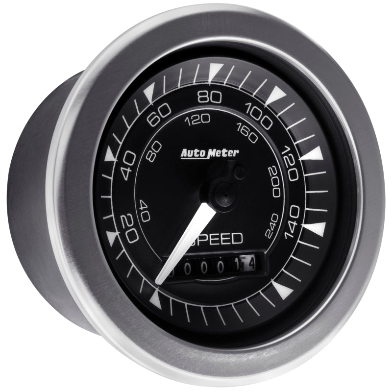 Autometer Chrono 3-3/8in 160MPH Electric Programmable Speedometer Gauge - Burkken Auto Parts