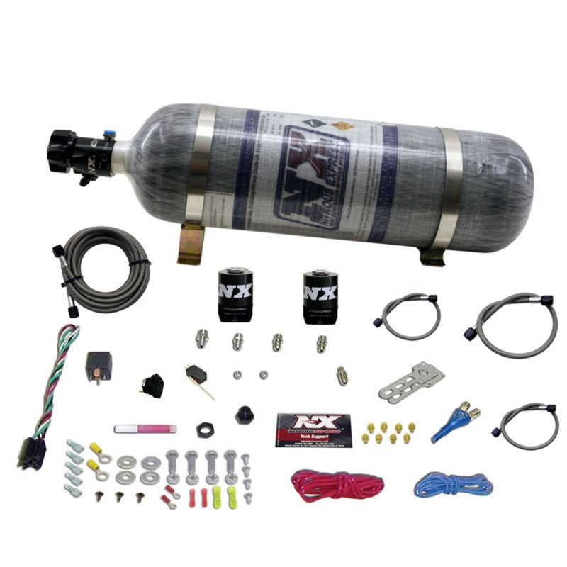 Nitrous Express All Ford EFI Single Nozzle Nitrous Kit w/Composite Bottle - Burkken Auto Parts