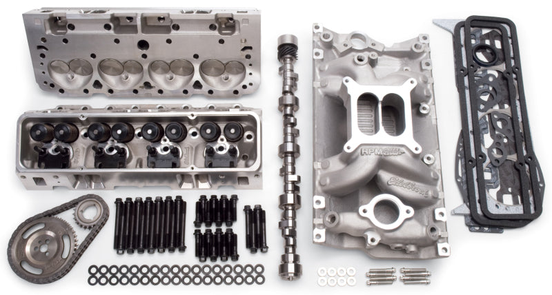 Edelbrock Power Package Top End Kit 383 SBC 460 Hp - Burkken Auto Parts