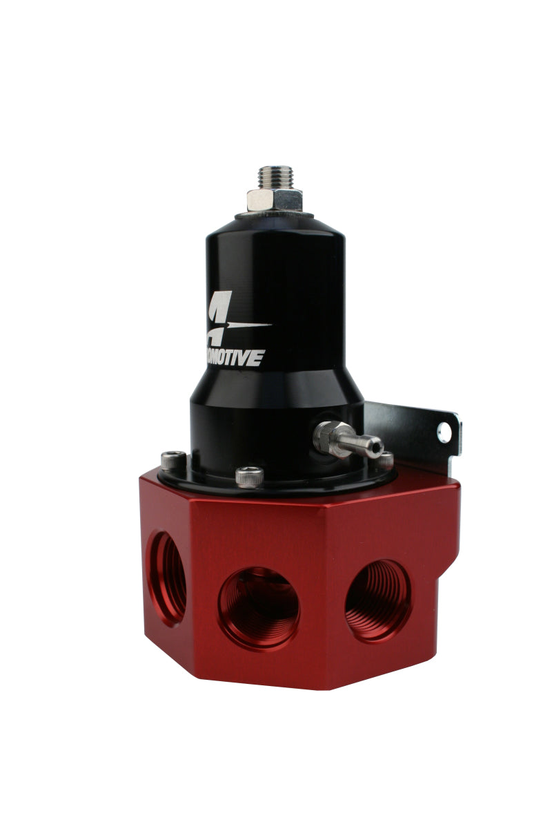 Aeromotive Regulator - 30-120 PSI - .500 Valve - 4x AN-08 and AN-10 inlets / AN-10 Bypass - Burkken Auto Parts