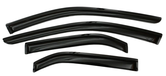 AVS 19-22 Hyundai Santa Fe Ventvisor Outside Mount Window Deflectors 4pc - Smoke - Burkken Auto Parts