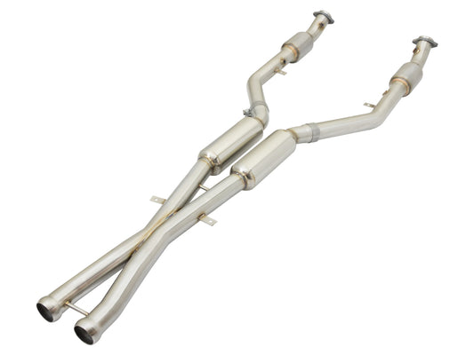 AFE 08-13 BMW(E90/92/93) MACH Force XP 304 Stainless Steel V8 4.0L w/ Cat & Resonator - Burkken Auto Parts