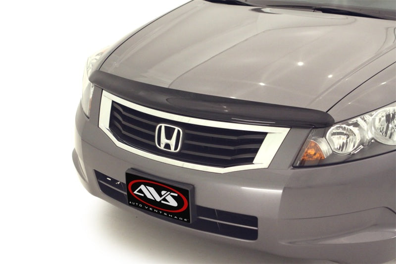 AVS 08-12 Honda Accord Carflector Low Profile Hood Shield - Smoke - Burkken Auto Parts