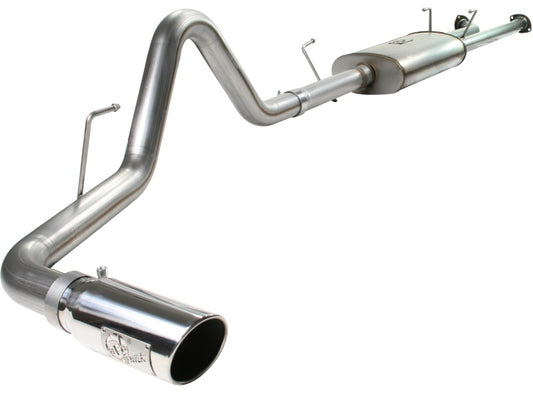 aFe MACHForce XP Exhaust Cat-Back SS-409 07-09 Toyota Tundra V8-5.7L w/ Polished Tip - Burkken Auto Parts