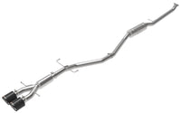 aFe Takeda 2.5in 304SS Cat-Back Exhaust System w/ Carbon Tips 17-20 Honda Civic Si Sedan I4 1.5L - Burkken Auto Parts
