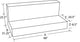 Tradesman Aluminum L-Shape Liquid Storage Tank (80 Gallon Capacity) - Black - Burkken Auto Parts
